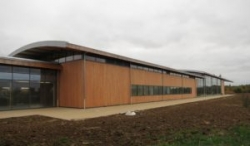 Photo of the extension building housing beamlines ANATOMIX and NANOSCOPIUM